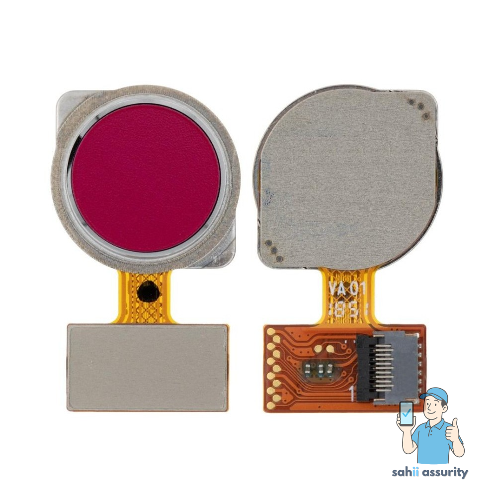 Fingerprint Sensor with Flex Cable for Xiaomi Redmi Note 7 Pro Red